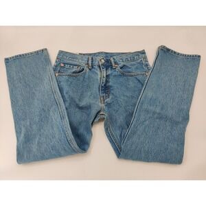 Levis 505 Regular Fit Straight Leg Mens Jeans 32x30 Medium Wash Blue 00505-4891
